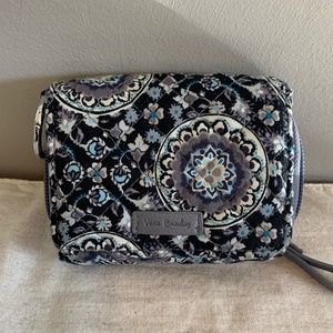 Vera Bradley Charcoal Medalion Compact Wallet